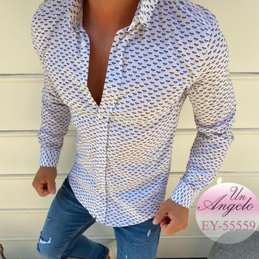 Men's cotton shirt with...