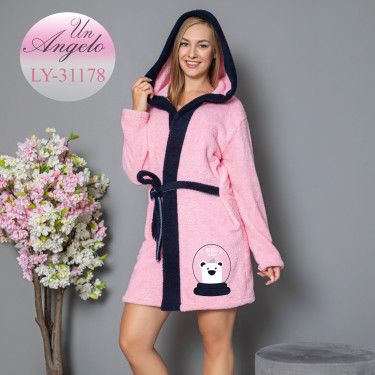 Soft and warm pink velsoft...