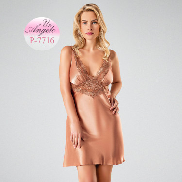 short satin nightgown