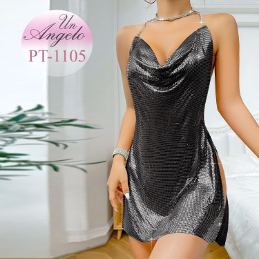 Short disco club mini dress