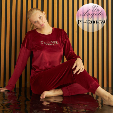 Plush tracksuit home wear