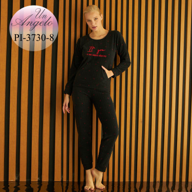 Black fleece tracksuit