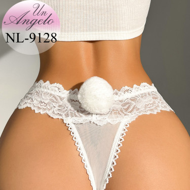 White lace MAXI thongs