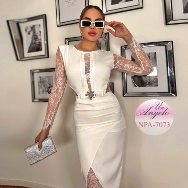 Formal dress with delicate...
