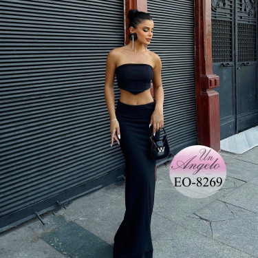 Rips Bustier Skirt Set
