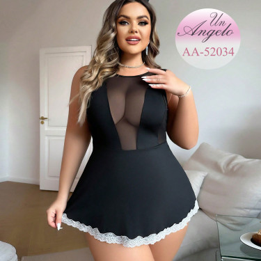 Babydoll нощница в MAXI размер
