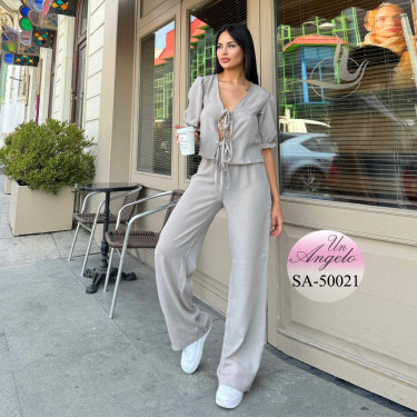 Cotton set with short...