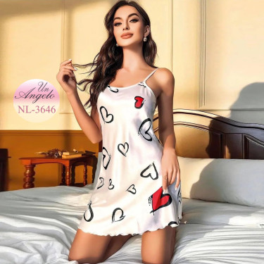 Beautiful short satin...