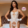 Дамски комплект babydoll с жартиери и прашка – MS-1091 | Un-Angelo
