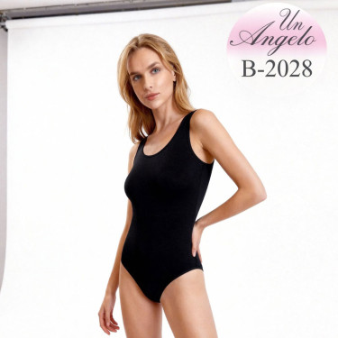 Women's viscose bodysuit with wide straps