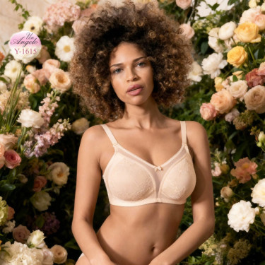 Minimizing bra with tulle and lace | Large bust