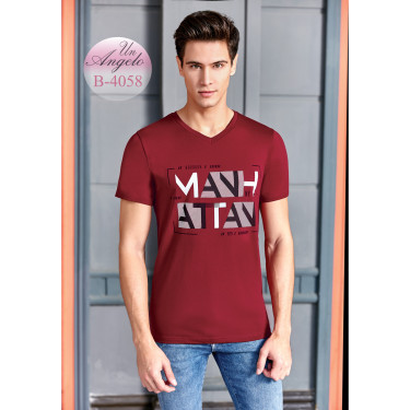 Men's Cotton Short Sleeve...
