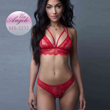 Lace bralet complete with a...