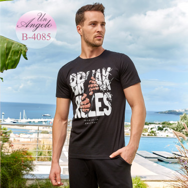 Men's Cotton Short Sleeve...